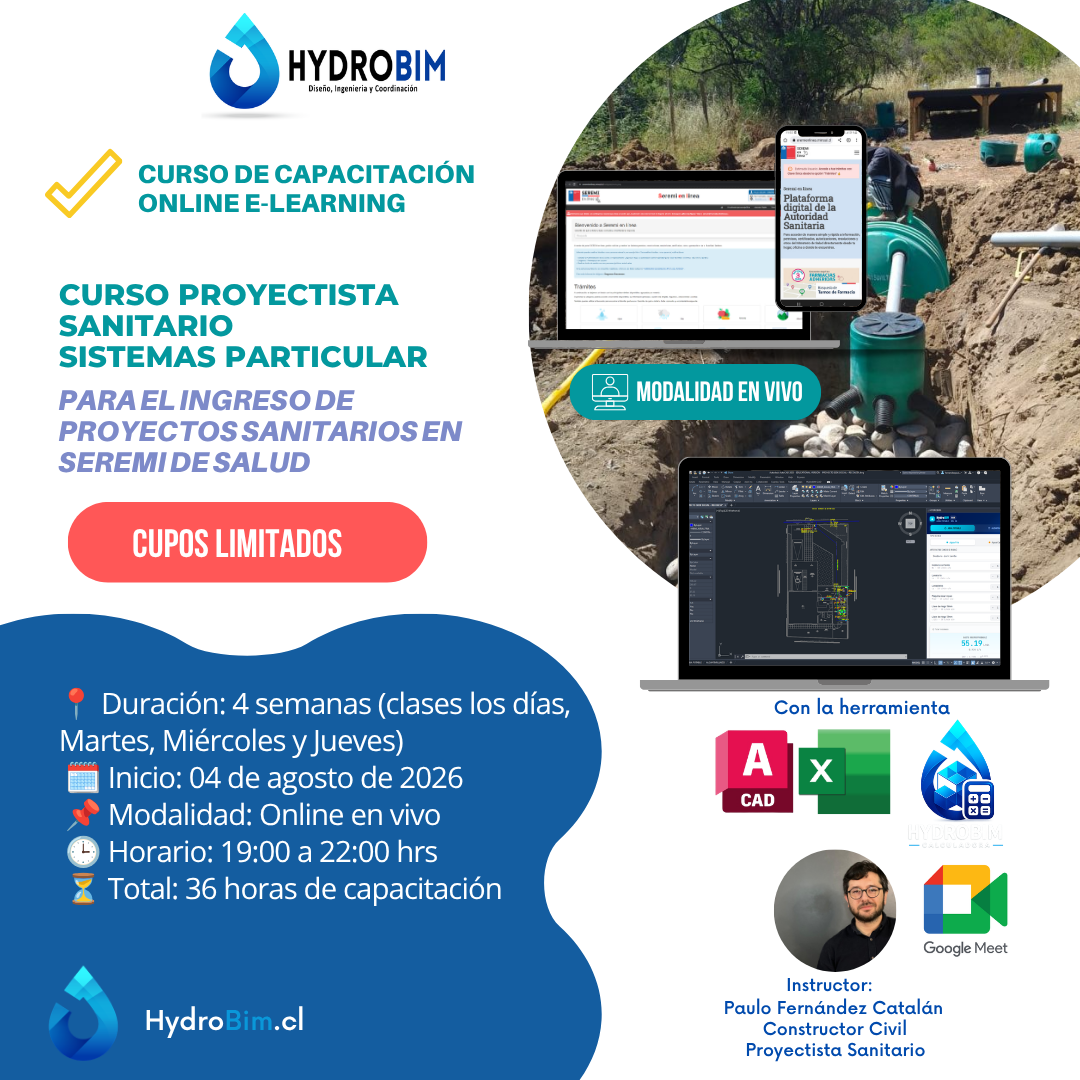 Curso Proyectista Sanitario Sistema Particular - Ingreso a la Seremi de Salud.